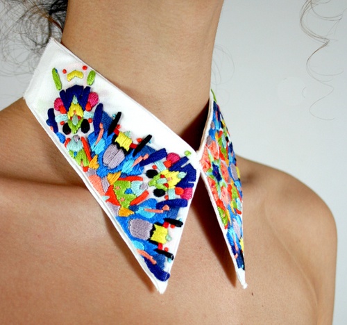 embroidered collars