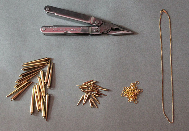 DIY Spike Necklace Tutorial