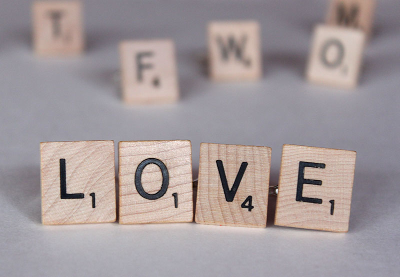 5 Minute DIY: Scrabble Letter Ring