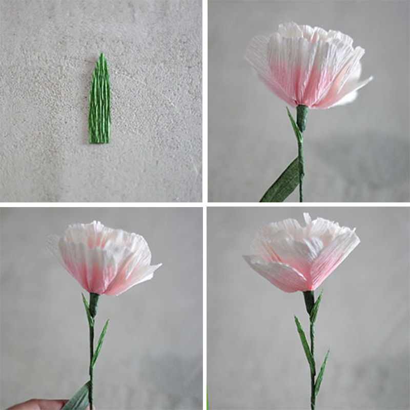 DIY Beautiful Crepe Paper Carnation