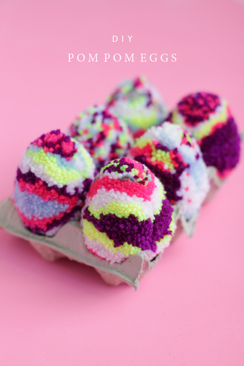 How to Make Multi-Colored Pom Poms