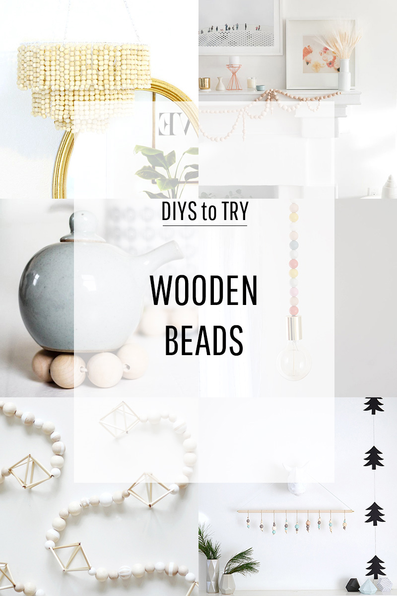 DIYs to Try // Wooden Beads