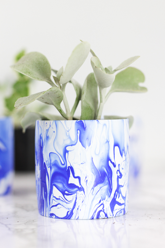 DIY-Indigo-Marbled-Mini-Planter