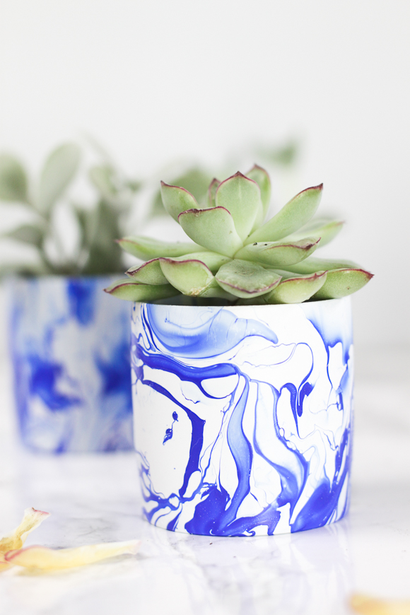 DIY-Indigo-Marbled-Mini-Planter