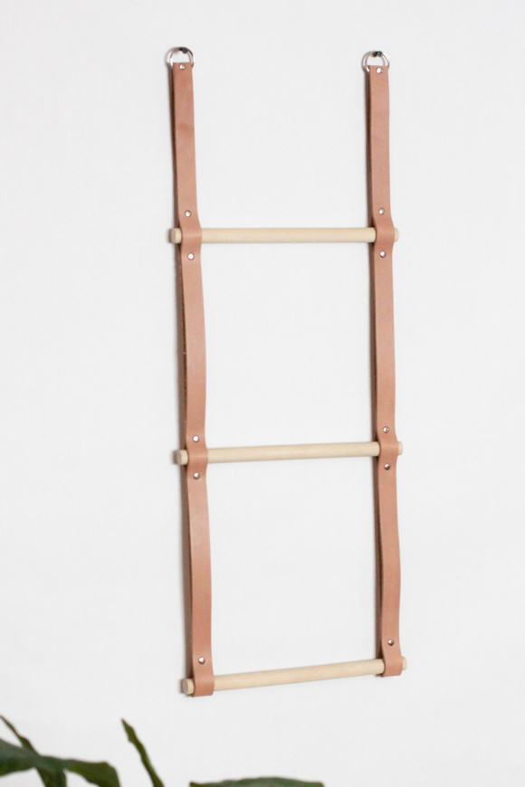 DIY-Hanging-Leather-Rack