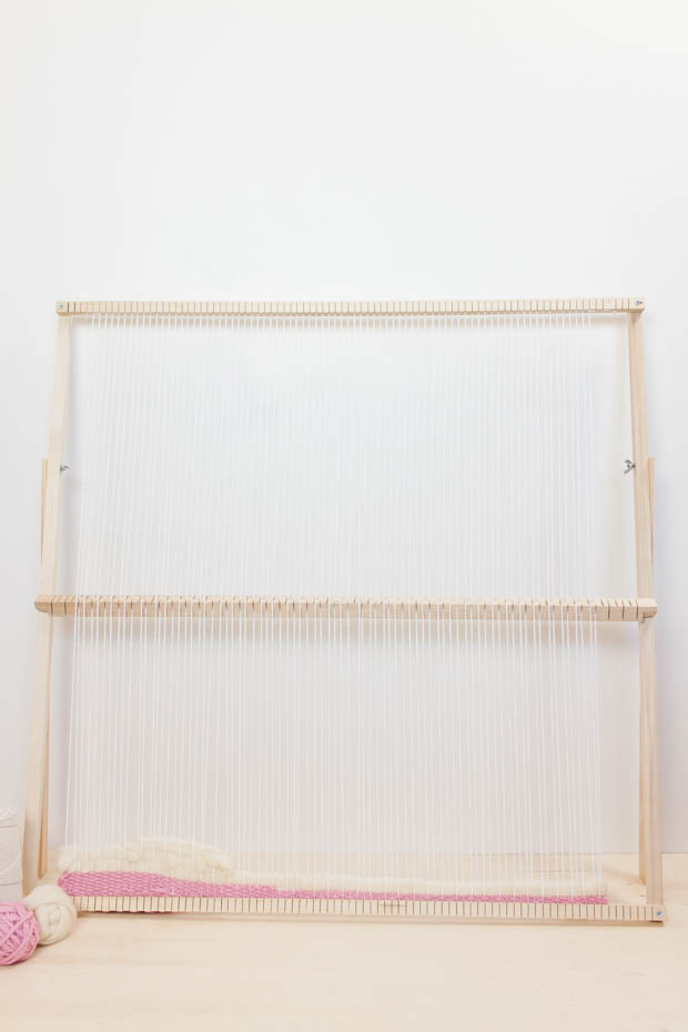 DIY Weaving Loom with Heddle Bar