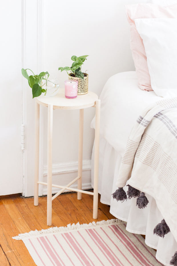 DIY Wooden Side Table
