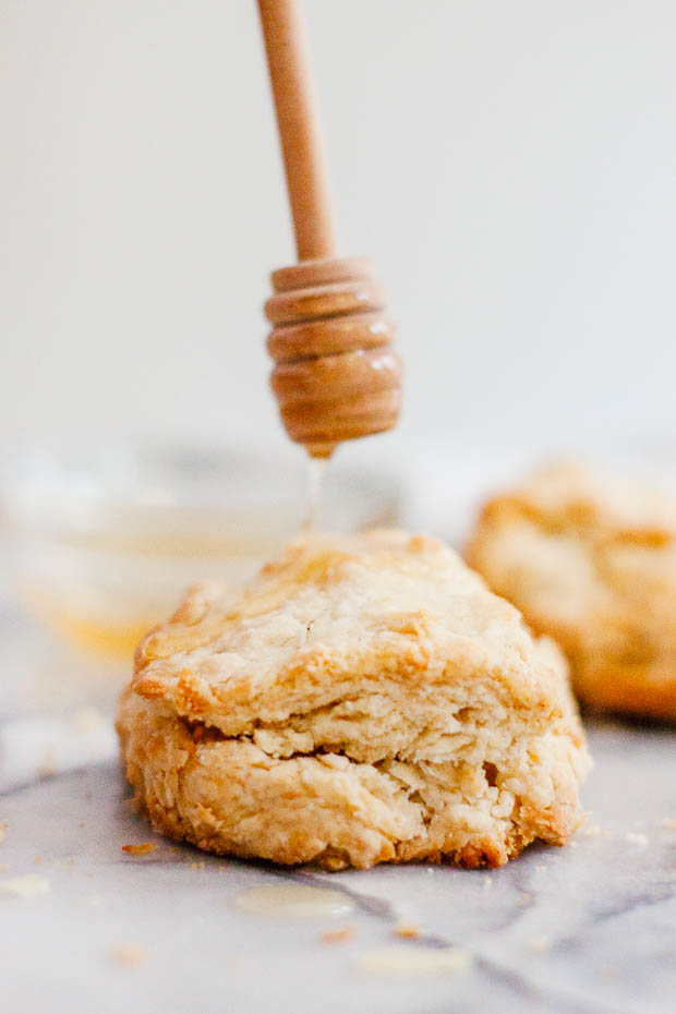 buttermilk biscuits with honey