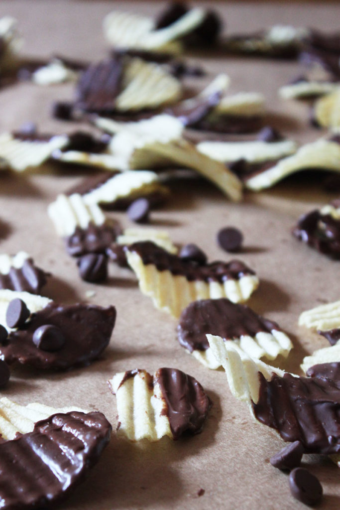 Chocolate Covered Potato Chips