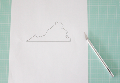 DIY Gold Foil State Print - Why Don't You Make Me?