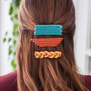 DIY Clay Hair Clips